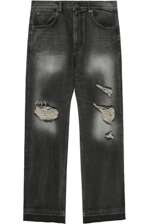 We11 Done Logo-patch jeans