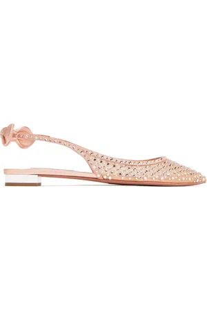 Aquazzura Bow-embellished ballerina shoes