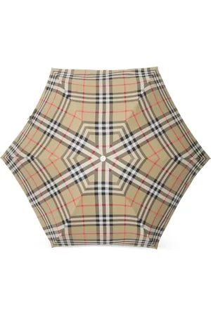 Burberry Check-print folding umbrella