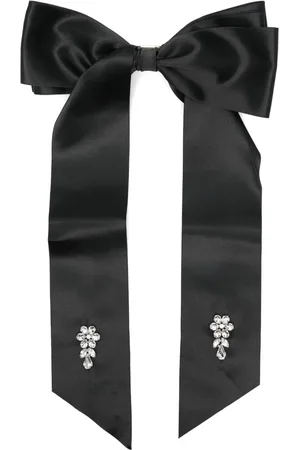 Simone Rocha Crystal flower bow barret