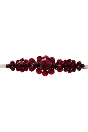Simone Rocha X Browns 50 large floral bead embellished hair clip