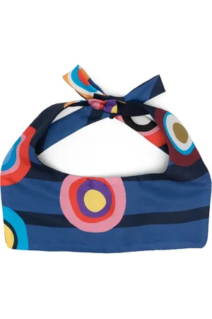 Mimisol Abstract-print bow-detail headband