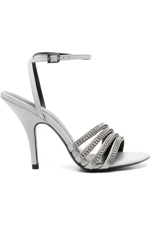 Patrizia Pepe 100mm rhinetsone-embellished sandals