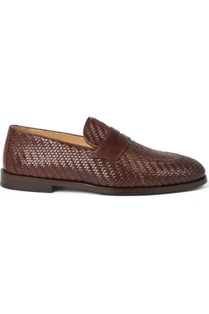 Brunello Cucinelli Leather penny loafers