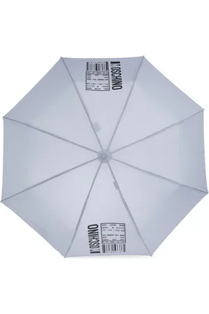 Moschino Logo-barcode-print compact umbrella