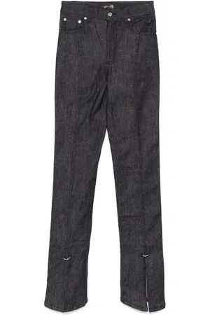 MUGLER Piercing-detail jeans