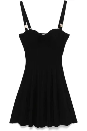 Elisabetta Franchi Knitted pleated dress