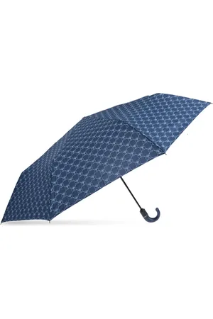Moschino Monogram-print crook-handle umbrella