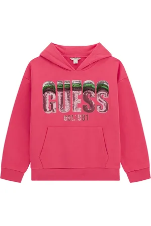 Guess Sequin-logo hoodie