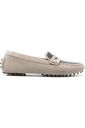 Brunello Cucinelli Monili-embellished loafers