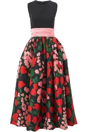 Carolina Herrera Floral-print midi dress
