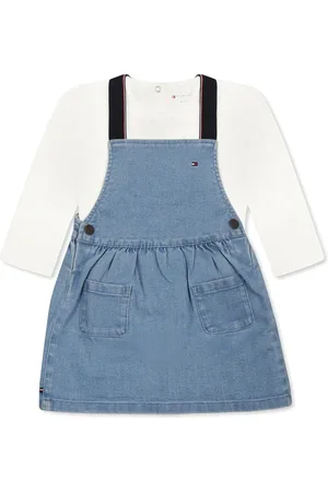 Tommy Hilfiger Pinafore denin dress set