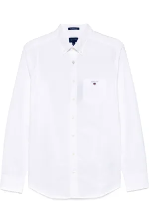 GANT Logo-embroidered shirt