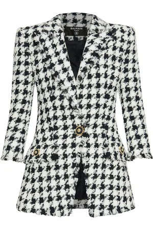 Balmain Houndstooth blazer