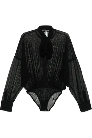 Norma Kamali Bow shirt bodysuit