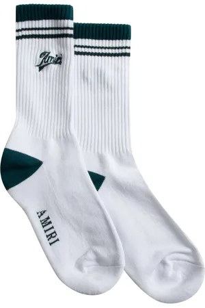 AMIRI Intarsia-knit logo socks