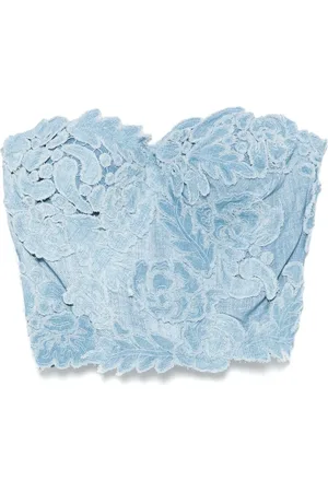 ERMANNO SCERVINO Denim bustier top