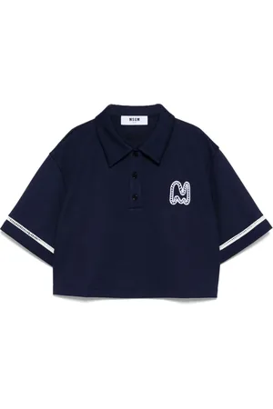 Msgm Embroidered logo T-shirt