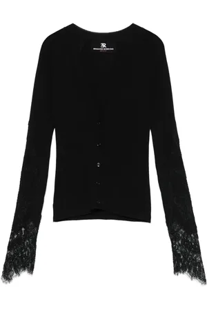 ERMANNO SCERVINO Lace-panelling cardigan