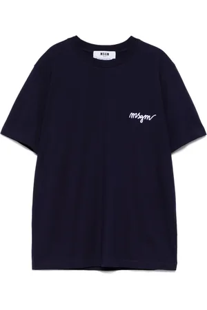 Msgm Embroidered logo T-shirt