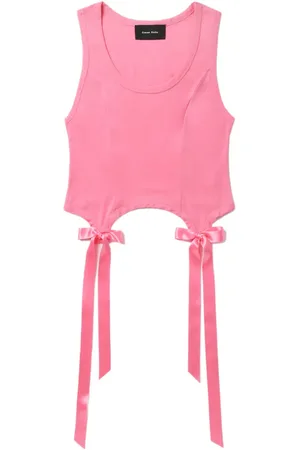 Simone Rocha Bow Tail Easy tank top