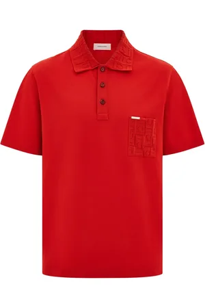 Salvatore Ferragamo Jacquard detailing polo shirt