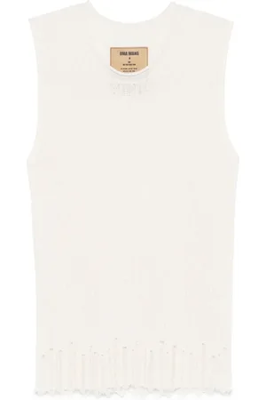 UMA WANG Ribbed-knit vest