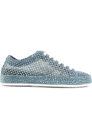 LE SILLA Crystal-embellished sneakers