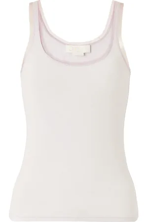 GENNY Contrast-trim tank top