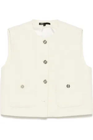 Maje Tweed vest