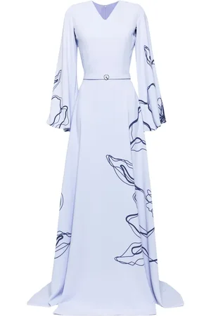 Saiid Kobeisy Floral printed kaftan