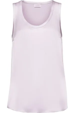 Brunello Cucinelli Satin reversible tank top