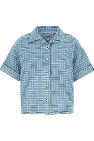 Kenzo Embroidered denim shirt