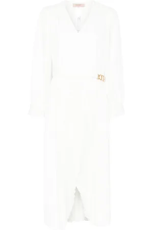 Twin-Set Wrap midi dress