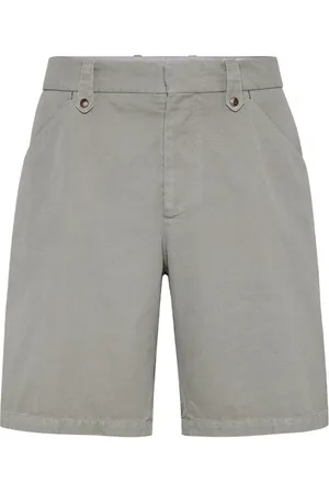 Brunello Cucinelli Gabardine-weave Bermuda shorts