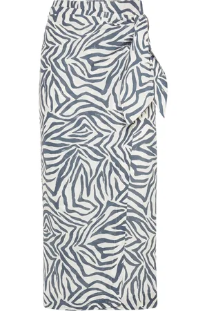 Brunello Cucinelli Abstract-print skirt