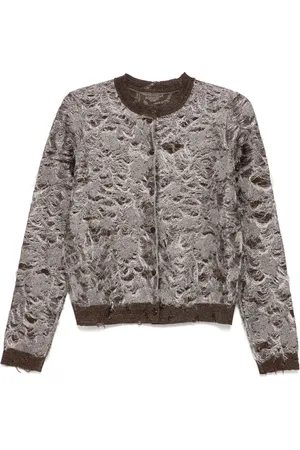 JNBY Rounded-collar cardigan