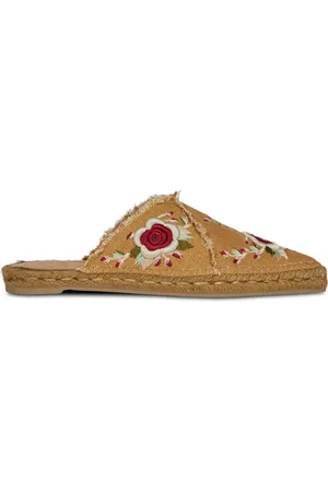 Etro Floral embroidered espadrilles