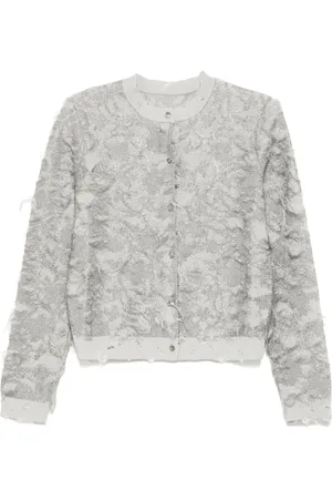 JNBY Rounded-collar cardigan