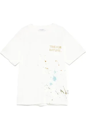 Paolo Pecora Splatter-print T-shirt