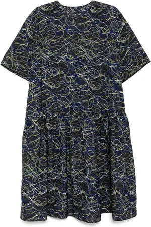 JNBY All-over graphic print dress