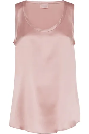 Brunello Cucinelli Satin reversible tank top