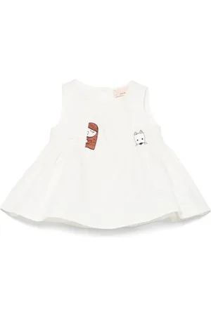 Elisabetta Franchi Logo-embroidered dress