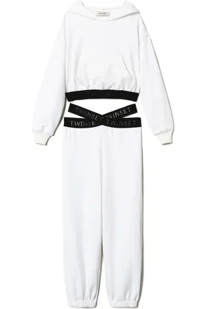 Twin-Set Logo-tape tracksuit set