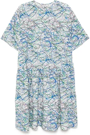 JNBY All-over graphic print dress