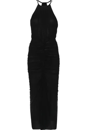 MUGLER Ruched maxi dress