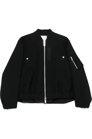 SACAI Invert-pleat bomber jacket