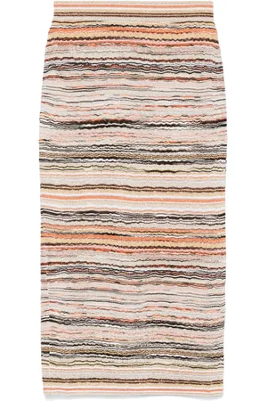 Missoni Wave-pattern lam?? midi skirt