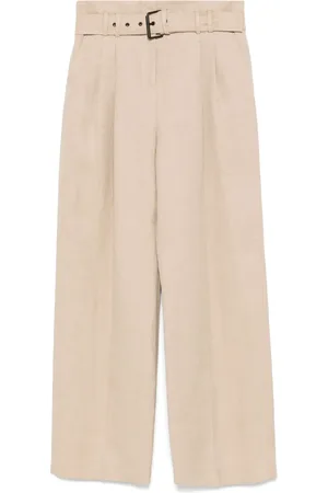ELEVENTY Linen palazzo pants