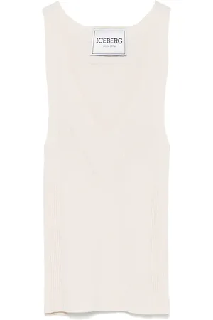 Iceberg Ribbed-knit tank top